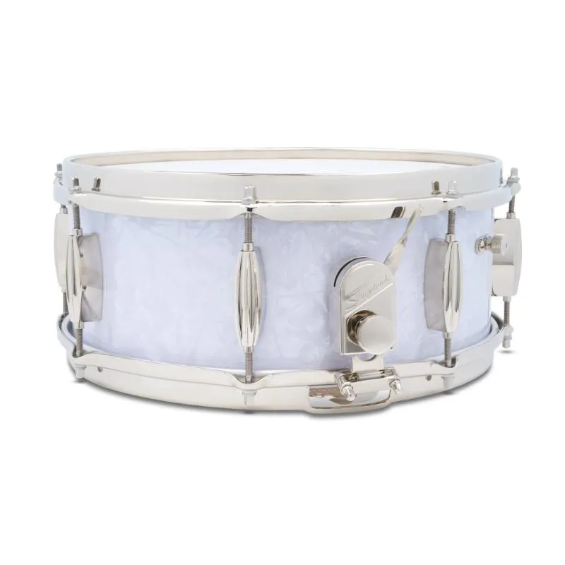 Slingerland Drums Company Slingerland Radio King 14"x5,5" White Marine Pearl werbel - zdjecie 3