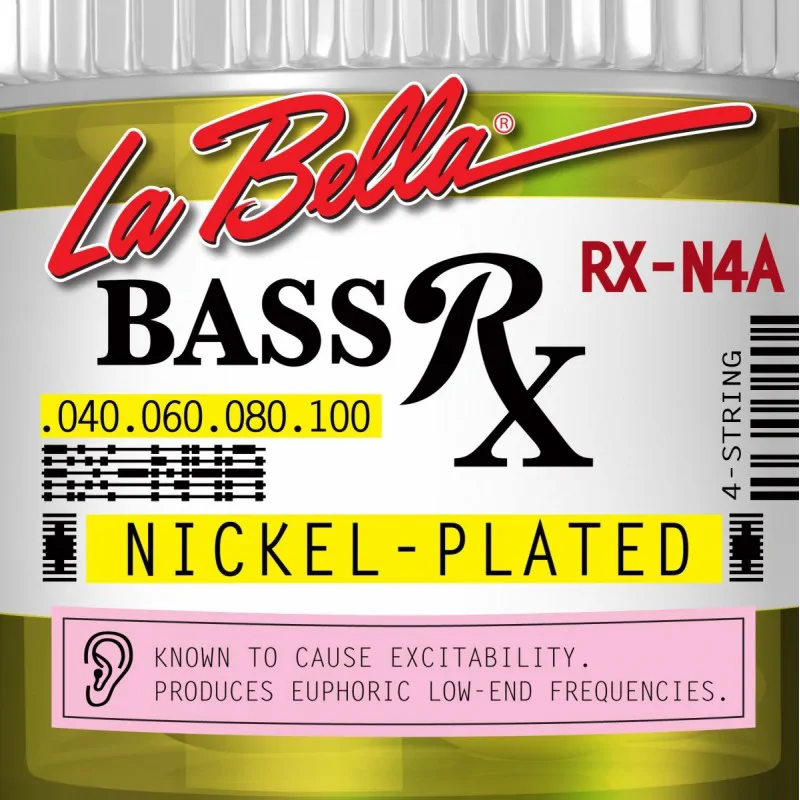 LA BELLA La Bella RX-N4A 40-100 nikiel  struny do basu 4 strunowego