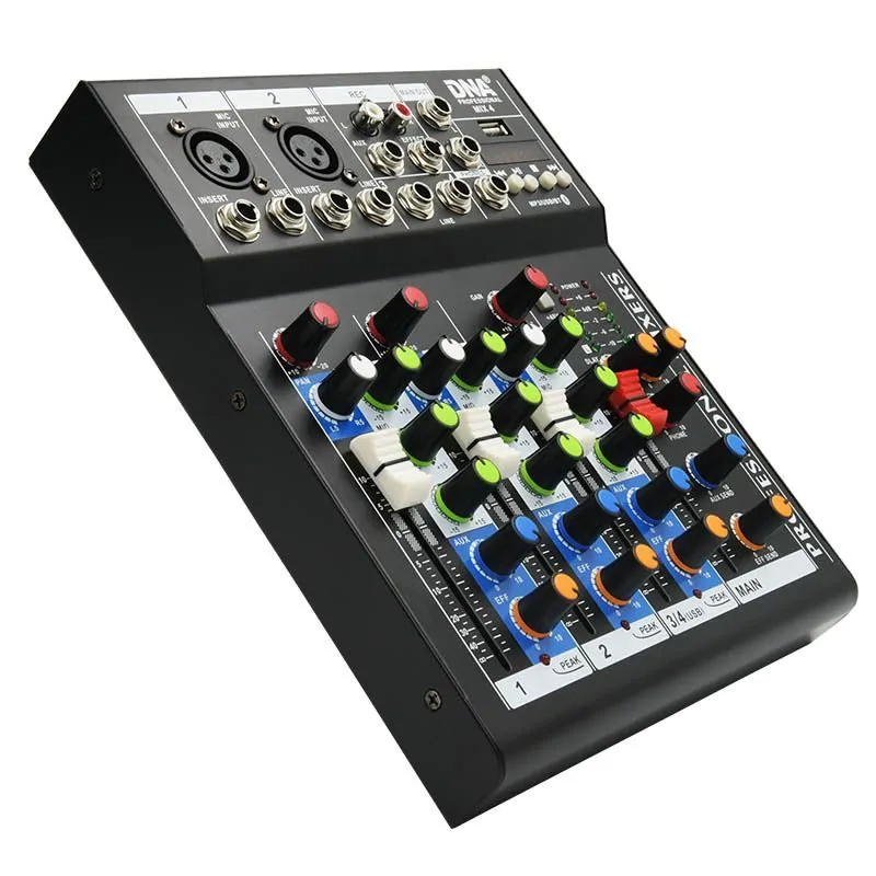DNA DNA MIX 4 mikser audio USB MP3 analogowy 4 kanały - zdjecie 3