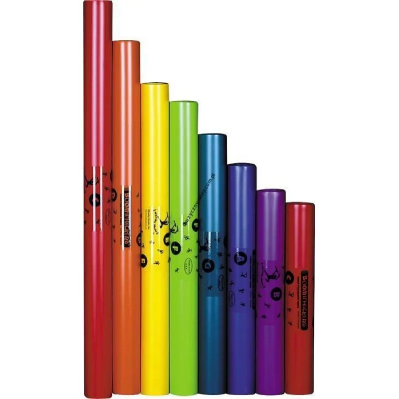 BOOMWHACKERS Bum Bum Rurki - zestaw diatoniczny 8 rurek