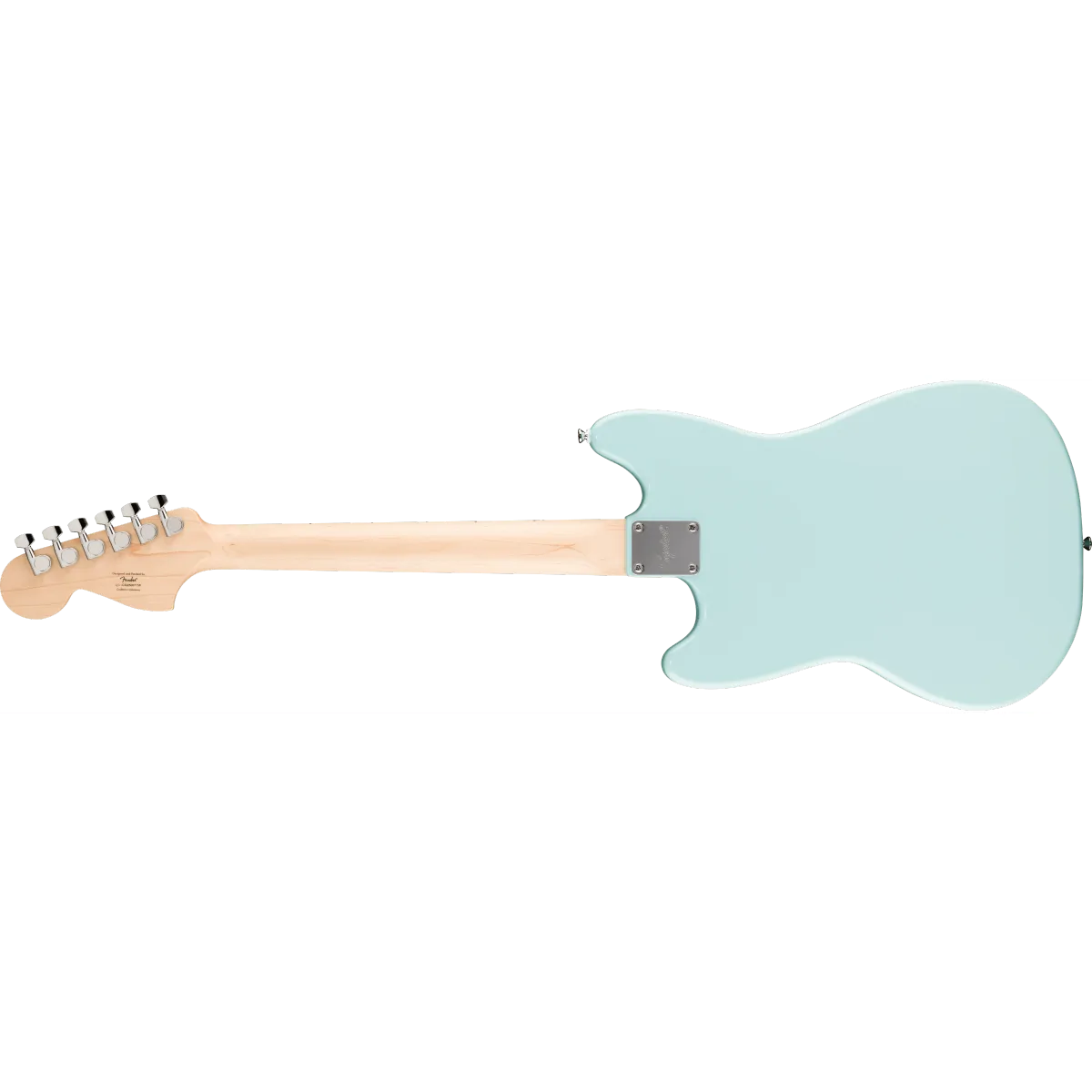 Squier Squier Sonic Mustang Maple Fingerboard White Pickguard Daphne Blue - zdjecie 2
