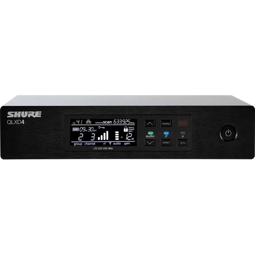 SHURE Shure QLX D4E-G51 (470-534 MHz) - cyfrowy odbiornik