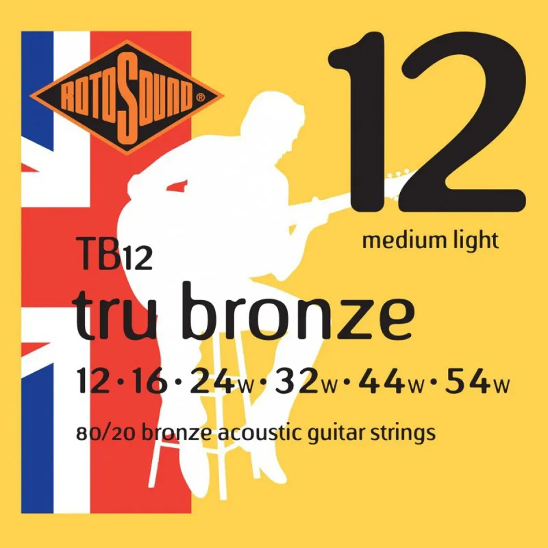 ROTOSOUND Rotosound TB12 Tru Bronze struny do akustyka 12-54