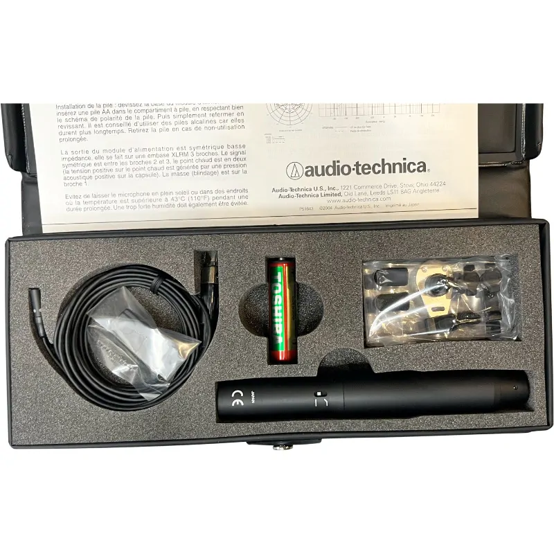 AUDIO TECHNICA Audio-Technica AT898 Mikrofon pojemnościowy kardioidalny subminiaturowy typu lavalier B-Stock - zdjecie 2