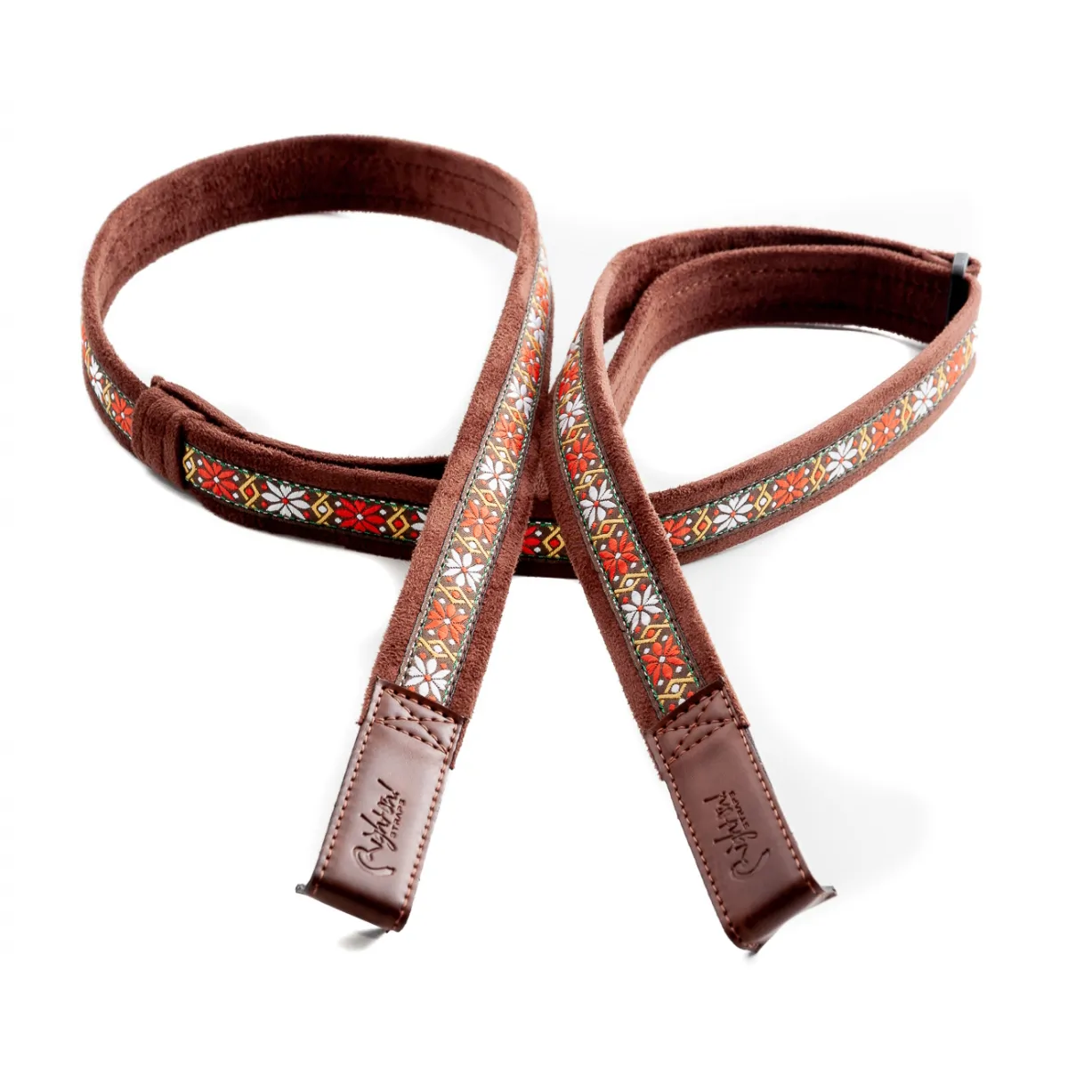 RightOn! Straps RightOn! Classical Dual Hook Rumba Brown pas do gitary klasycznej - zdjecie 2