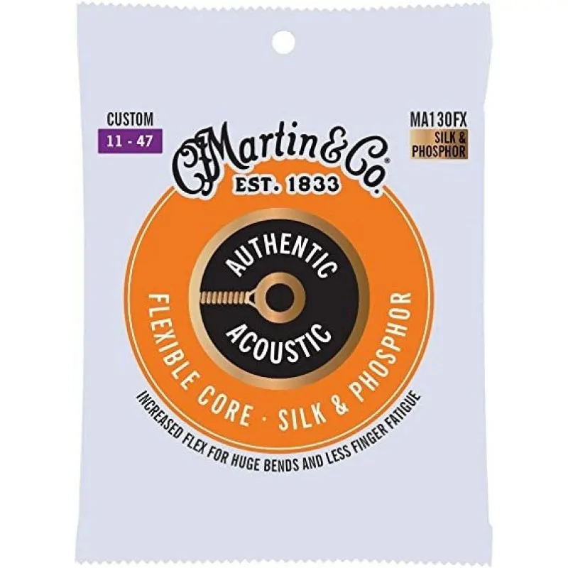 MARTIN Martin MA-130FX Struny do gitary akustycznej silk & phosphor