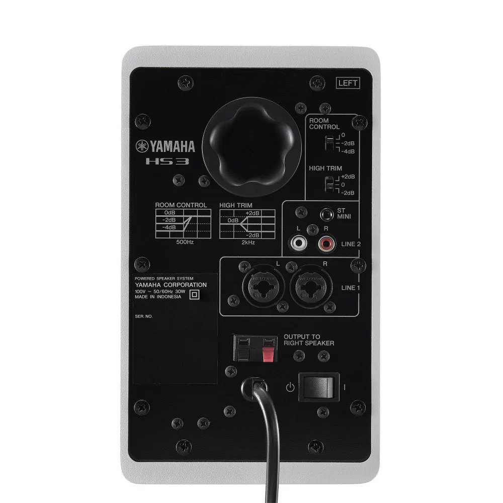 YAMAHA Yamaha HS3 White monitory aktywne - zdjecie 3