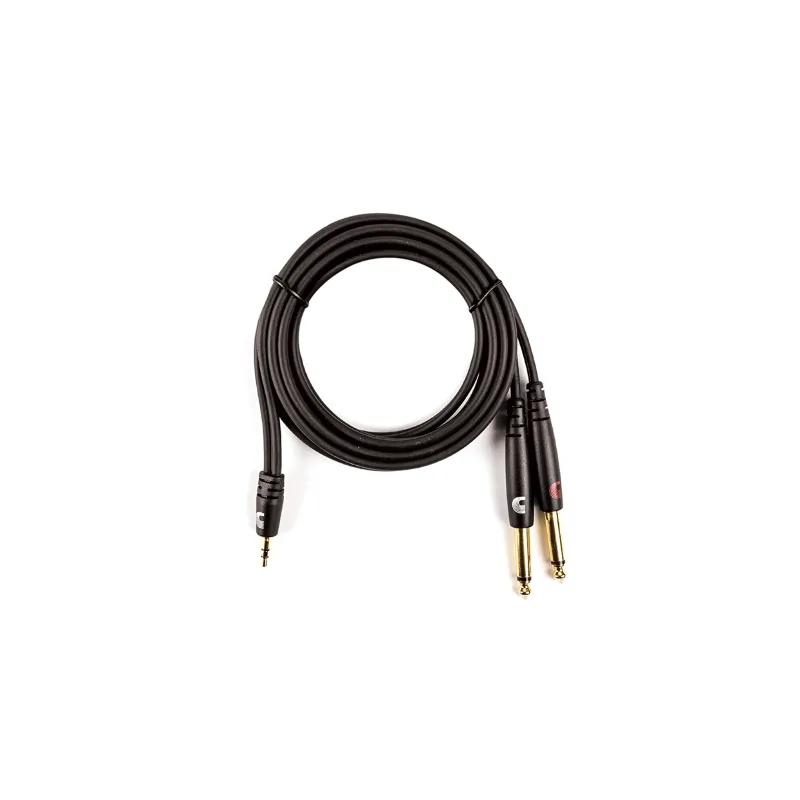 D'ADDARIO D'Addario PW-MPTS-06 Jack 3,5mm ST - 2xTS 1,8m