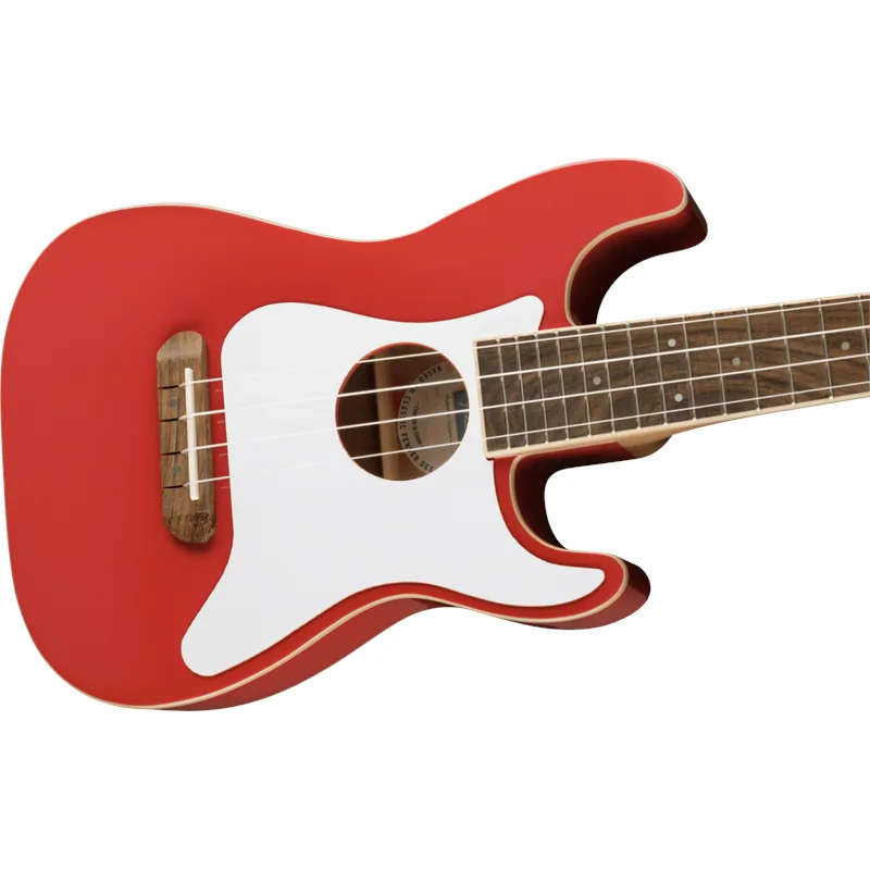 FENDER Fender Fullerton Strat Uke Fiesta Red - zdjecie 4