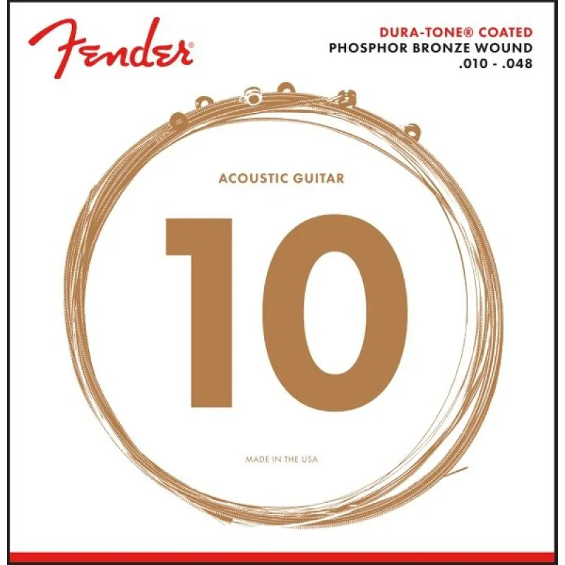 FENDER Fender 860XL 10-48 struny akustyczne phosphor bronze