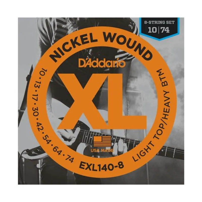 D'ADDARIO D'Addario EXL140-8 struny do git 8 strunowej