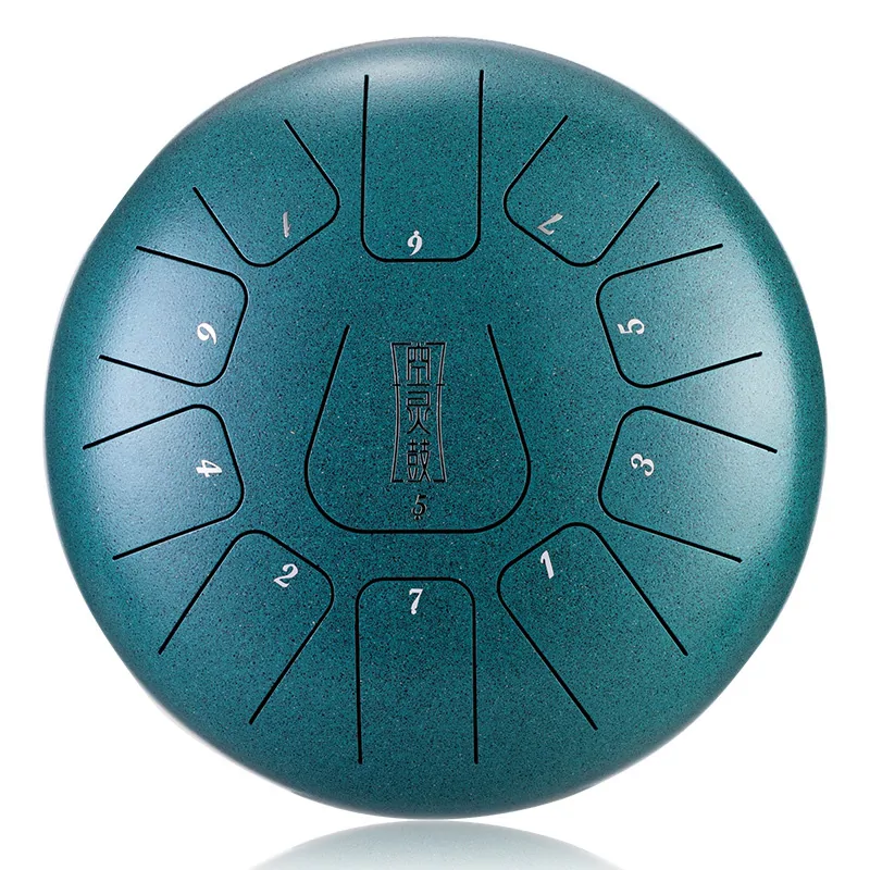 HLURU-WANGYOU Hluru-Wangyou THF11-12 Malachite Tongue Drum 11 notes 12"