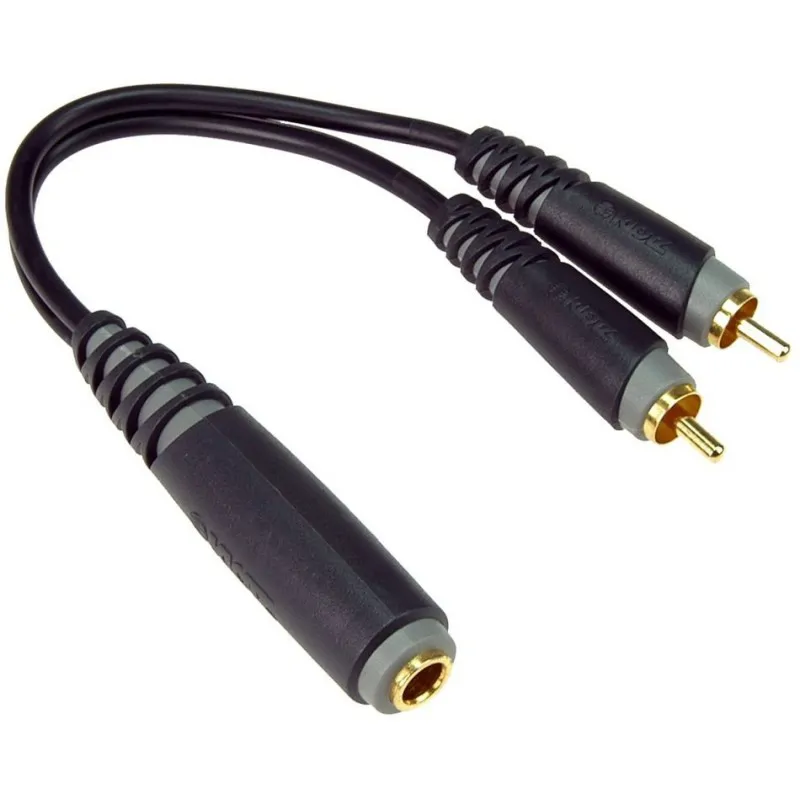 Klotz Klotz AYU-6 Złączka Gniazdo Jack 3p. - 2 x RCA 0,2m