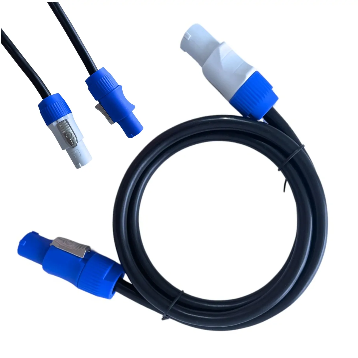 CABLE4ME CABLE4ME POWERCON IN/OUT 2M kabel przewód do transferu zasilania oświetlenia nagłośnienia 3x2,5 mm² IP20 podaj dalej - zdjecie 3