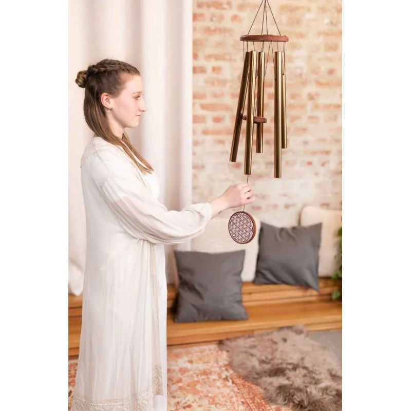 Meinl Sonic Energy MEINL Sonic Energy Flower of Life Meditation Chime, 36" / 90 cm, 432 Hz, Bronze - zdjecie 3