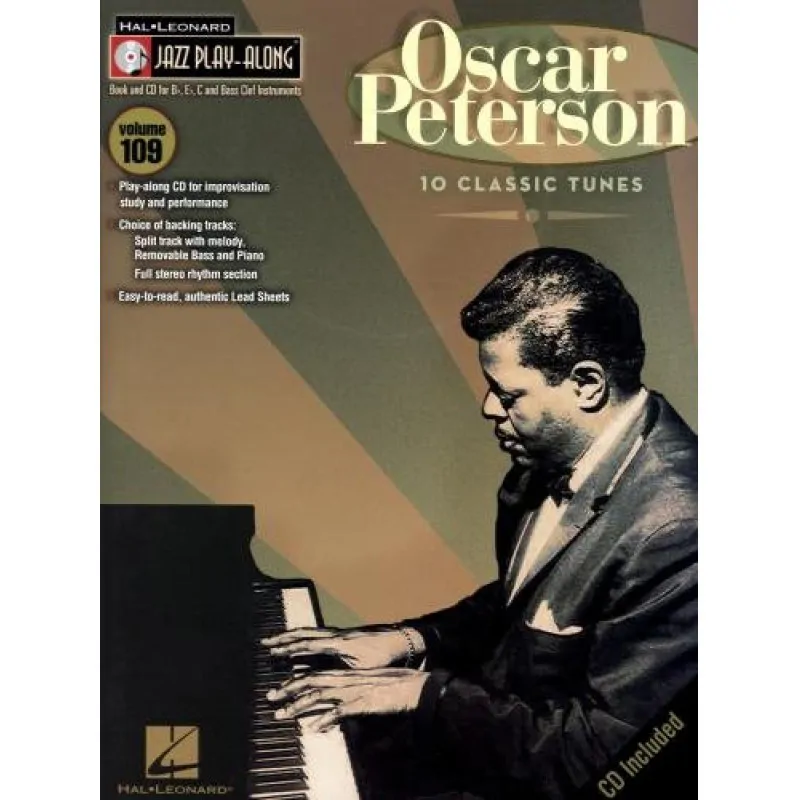 Hal Leonard Hal Leonard  Oscar Peterson 10 classic tunes + CD