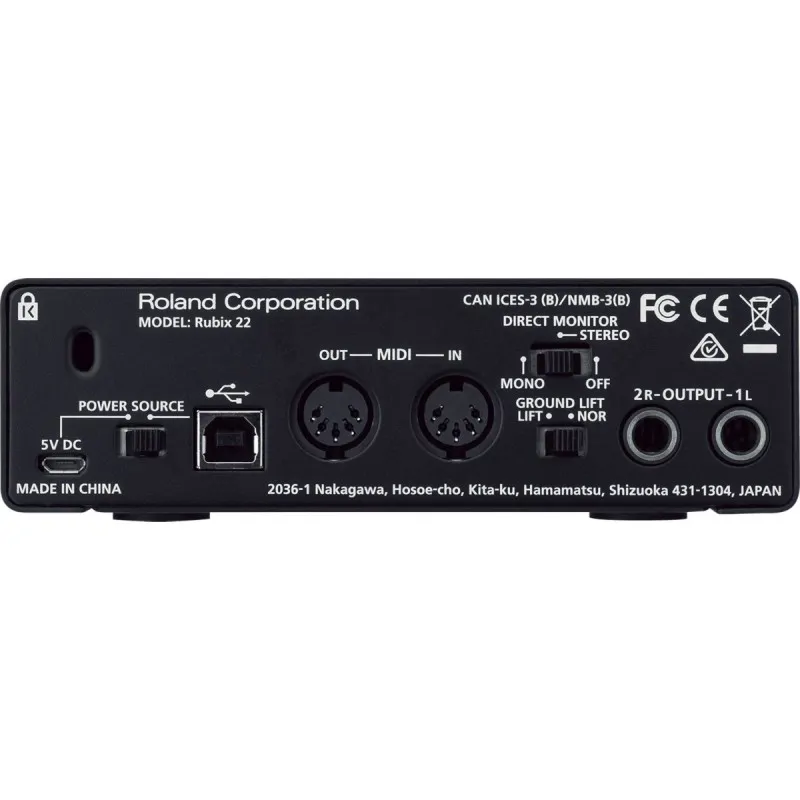 ROLAND Roland Rubix 22 interfejs audio USB - zdjecie 2