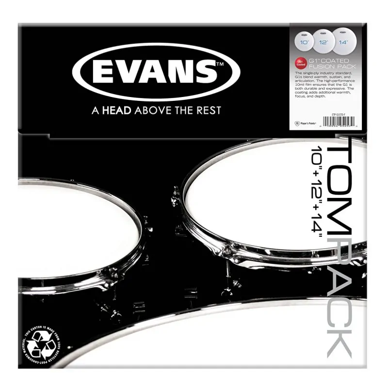 EVANS Evans ETP-G1CTD-F zestaw naciągów G1 10 12 14