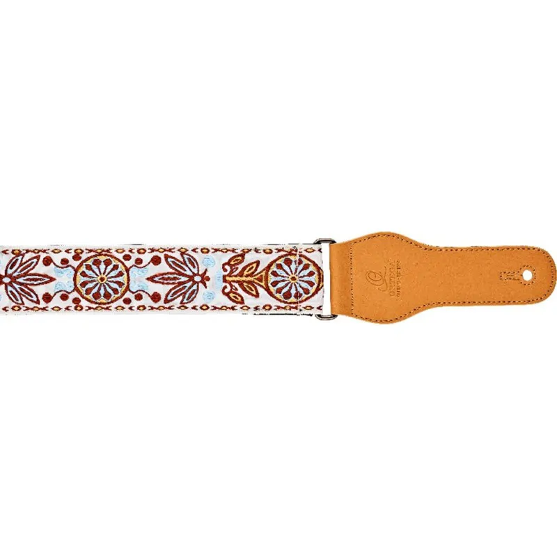 Ortega Ortega OCS-540U Pasek do ukulele Classic White