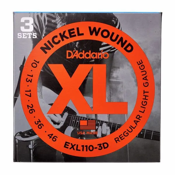 D'ADDARIO D'Addario EXL110-3D zestaw 3 kompletów strun