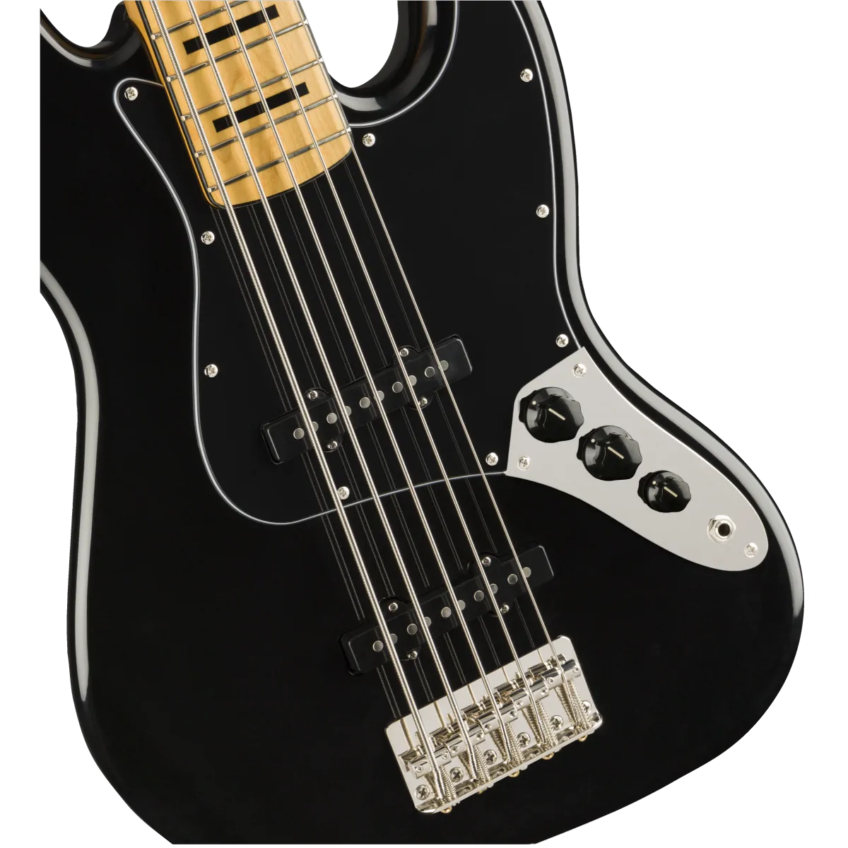 Squier Squier Classic Vibe '70s Jazz Bass Maple Fingerboard Black - zdjecie 3