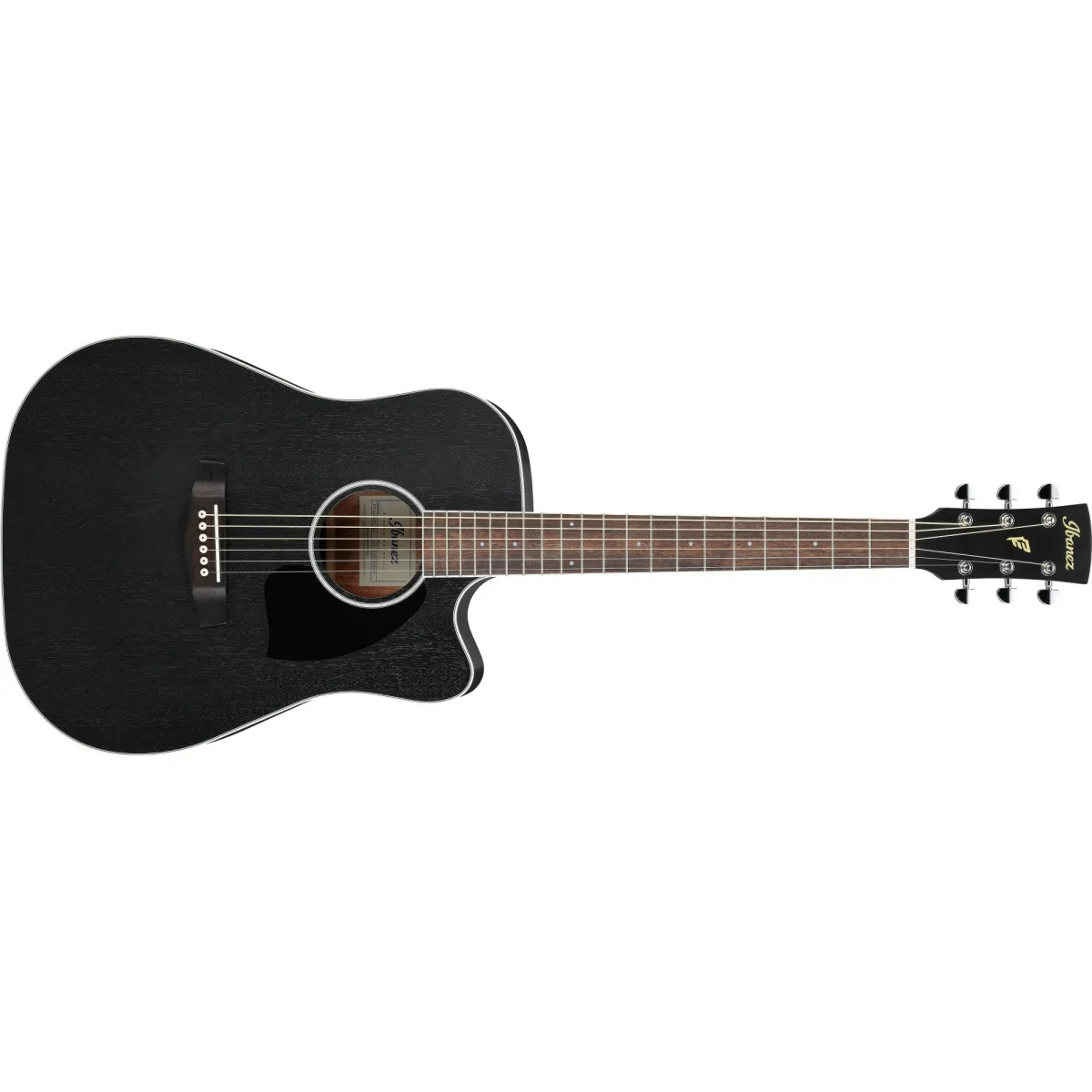 IBANEZ Ibanez PF16MWCE-WK Weathered Black Open Pore 48mm Gitara Elektro-Akustyczna