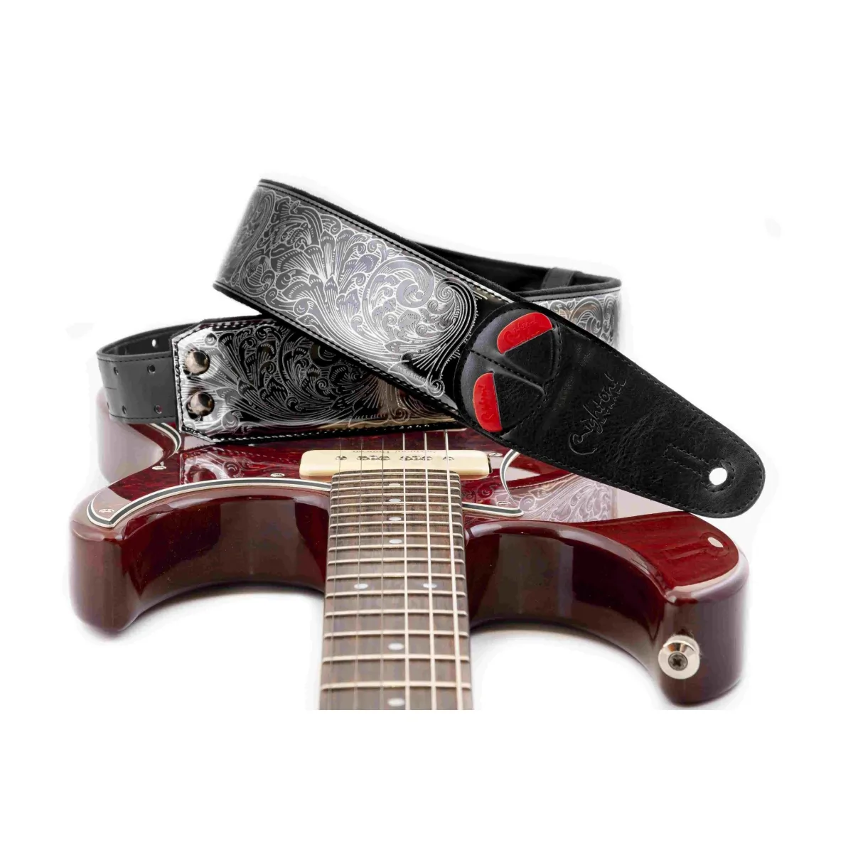 RightOn! Straps RightOn! Revolver Titanium Mojo Pas do gitary - zdjecie 3