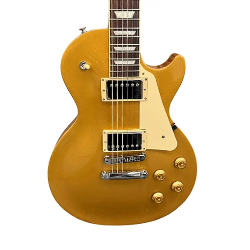 Gibson Gibson Les Paul Studio Metallic Gold Top Gitara Elektryczna - zdjecie 3