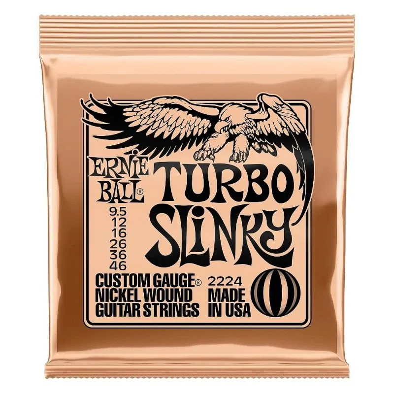 Ernie Ball Ernie Ball 2224 9,5-46 Turbo Slinky struny elektryczne