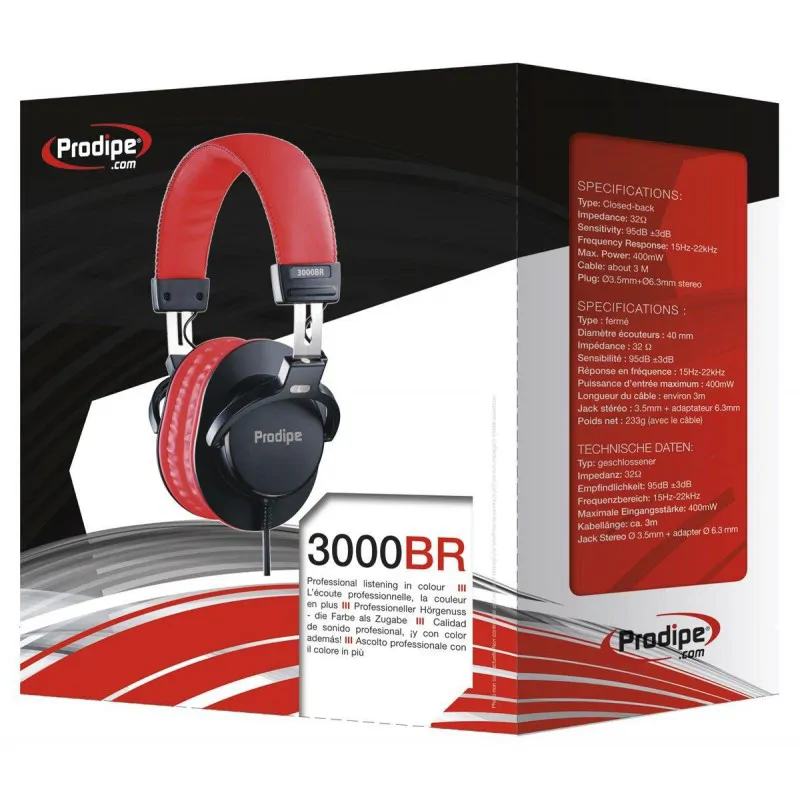Prodipe Prodipe 3000BR - profesjonalne słuchawki studyjne