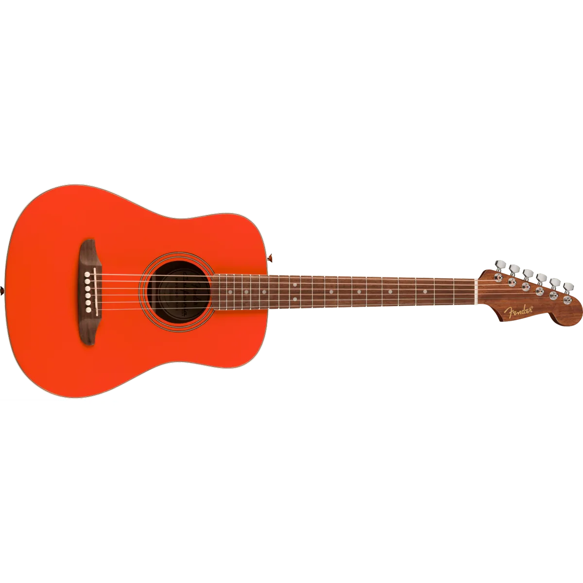 FENDER Fender California Standard Redondo Mini with Bag Spruce Top Fiesta Red