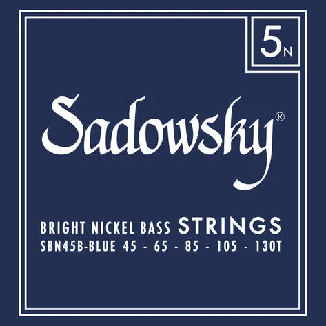 SADOWSKY Sadowsky Blue Label Bass Nickel Taperwound 5-Str 45-130