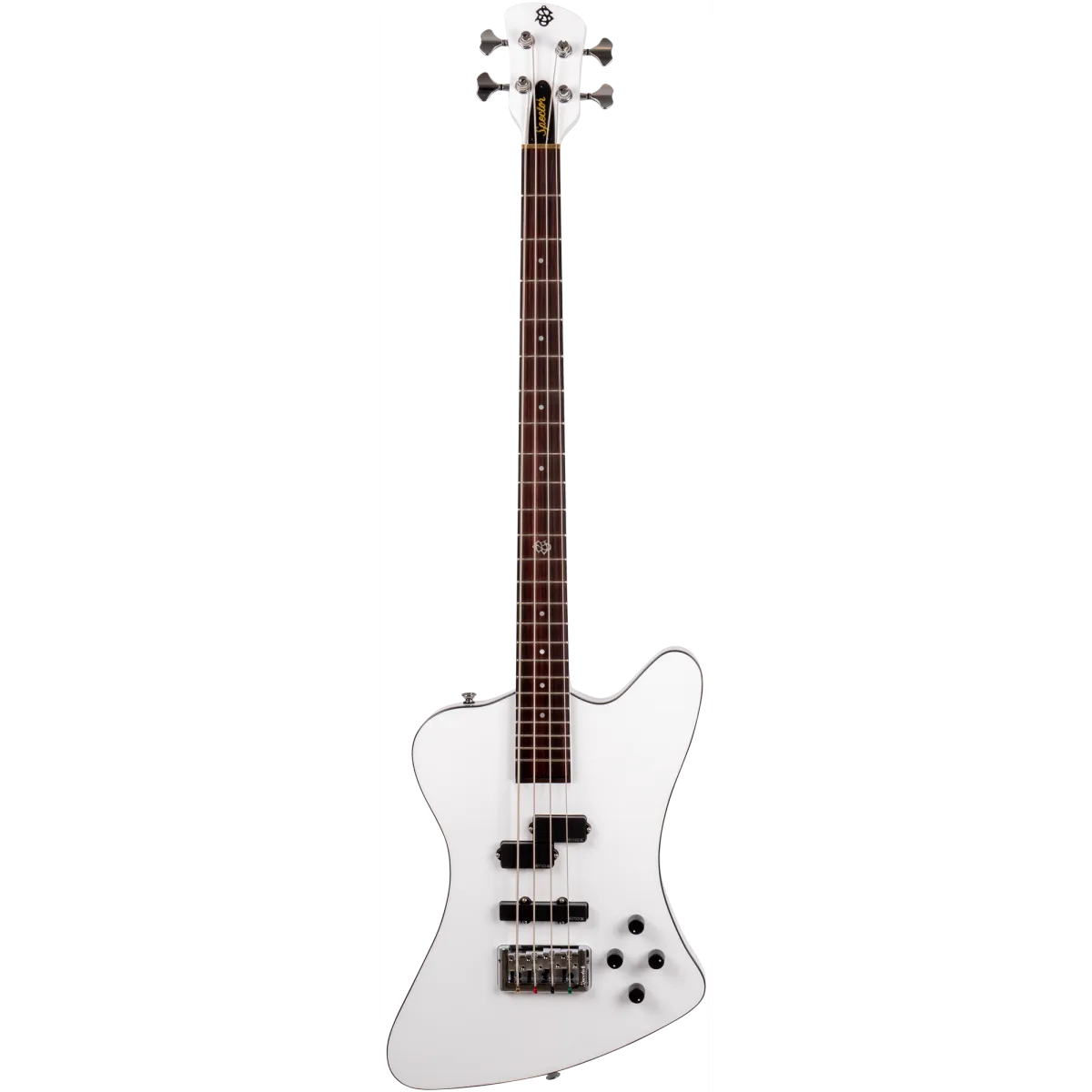 SPECTOR BASSES Spector Euro X 4 Solid White Gloss Gitara Basowa  4-ro strunowa
