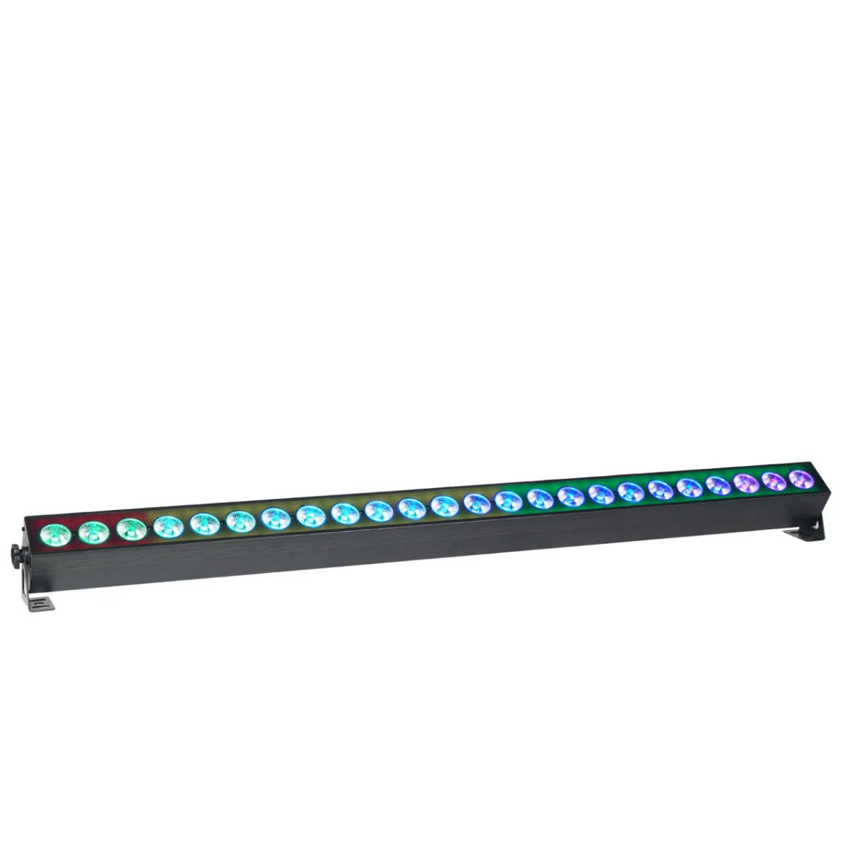 LIGHT4ME LIGHT4ME AURA PIXEL BAR 24x3W RGBW LED listwa oświetleniowa DMX efekt aura 96x0,2W RGB SMD 5050 dekoracja światłem 2x uchwyt montażowy - zdjecie 2