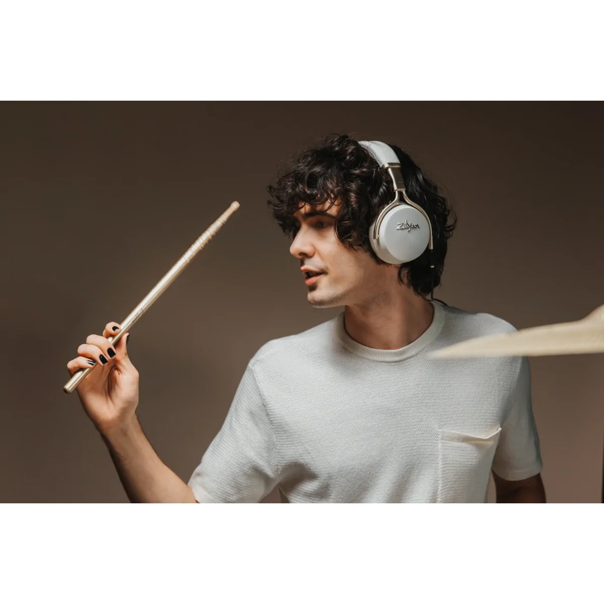 Zildjian Zildjian ALCHEM-E Sandstorm słuchawki biało-złote - zdjecie 5