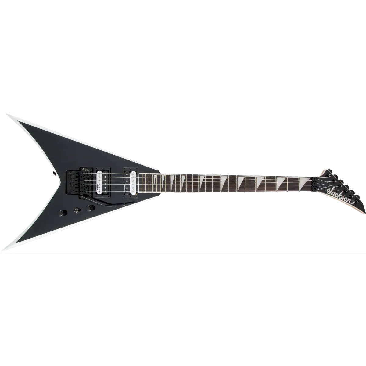 Jackson Jackson JS Series King V JS32 Amaranth Fingerboard Black with White Bevels