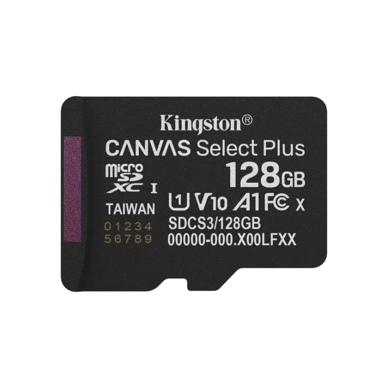 KINGSTON KINGSTON microSDXC 128GB Canvas Select Plus 3 + ADP - zdjecie 2