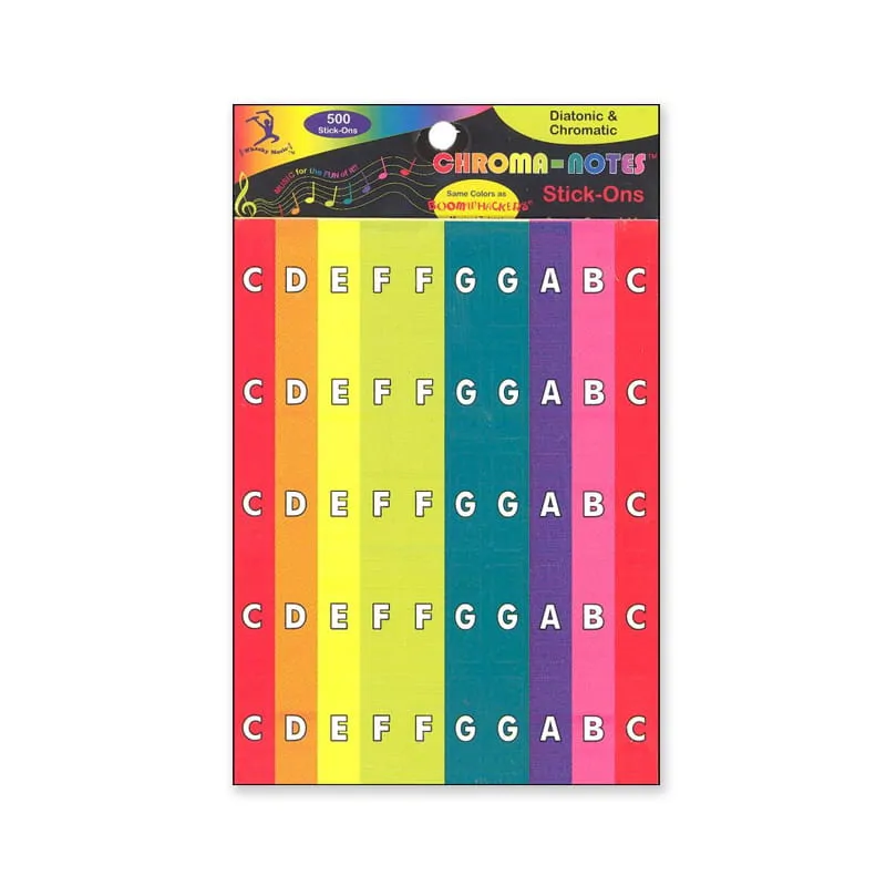 BOOMWHACKERS Bum Bum Rurki - naklejki w kolorach rurek