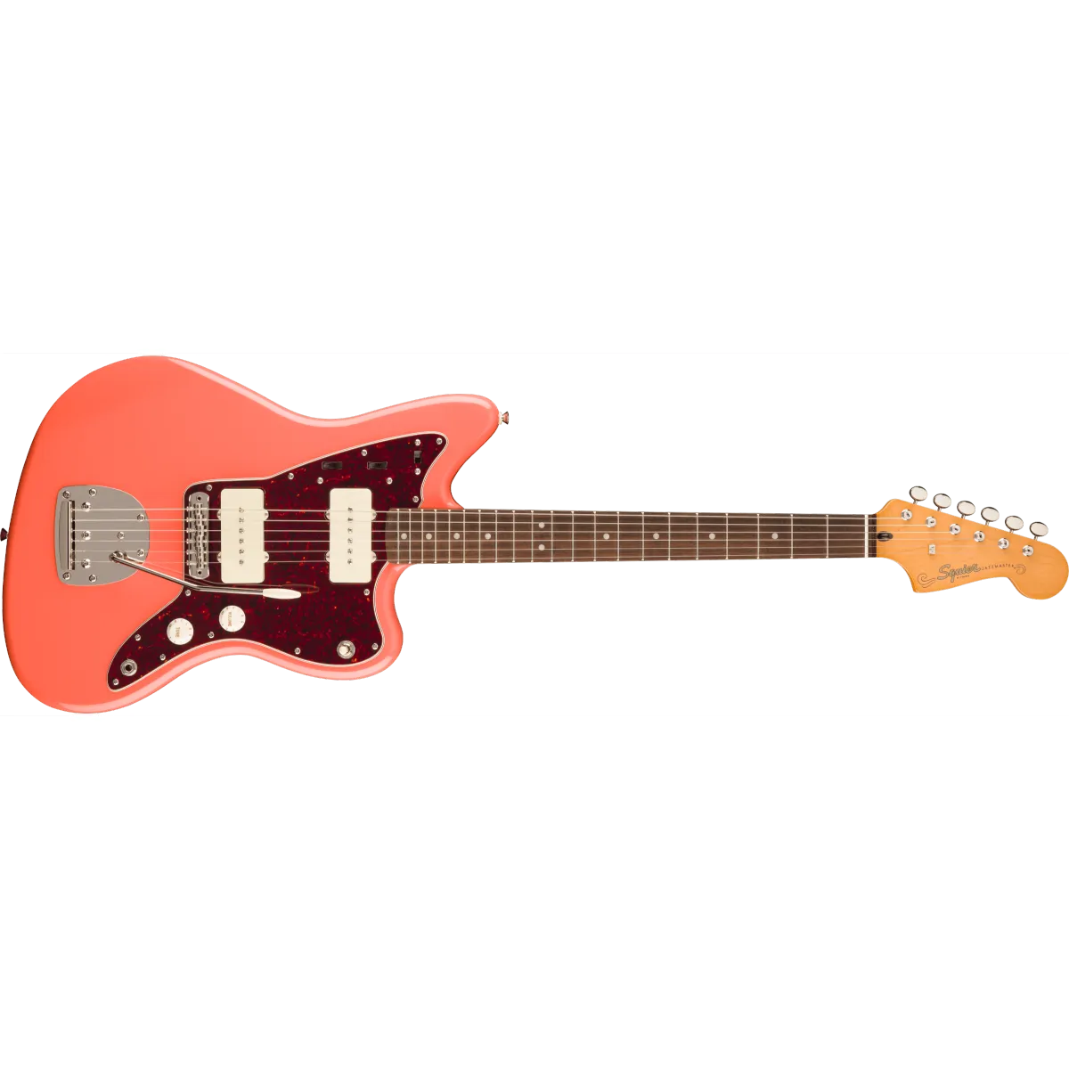 Squier Squier Classic Vibe '60s Jazzmaster Laurel Fingerboard Tortoishell Pickguard Tahitian Coral