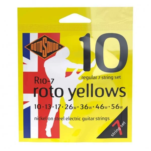 ROTOSOUND Rotosound R10-7 Struny do gitary elektrycznej Roto 10-56 - zdjecie 2