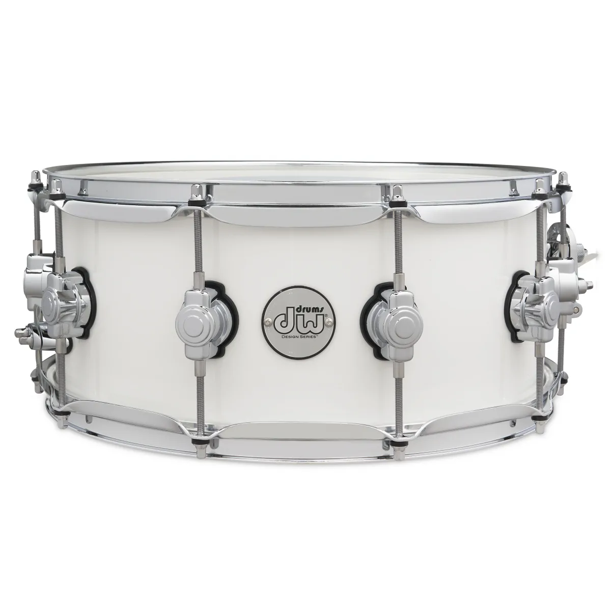 DW DrumWorkshop DW Design 14"x6" biały połysk werbel klonowy