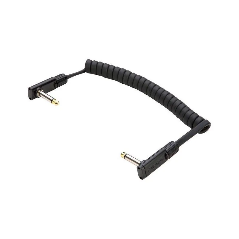 Rockboard RockBoard PCF100CC Flat Patch Black Coiled kabel złączka