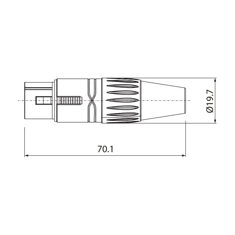 Roxtone Roxtone RX3FP-NT Wtyk typu XLR - zdjecie 2