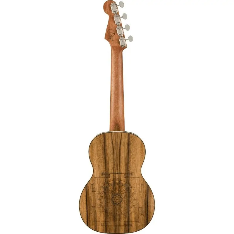 FENDER Fender Dhani Harns ukulele Turquoise elektro - zdjecie 2