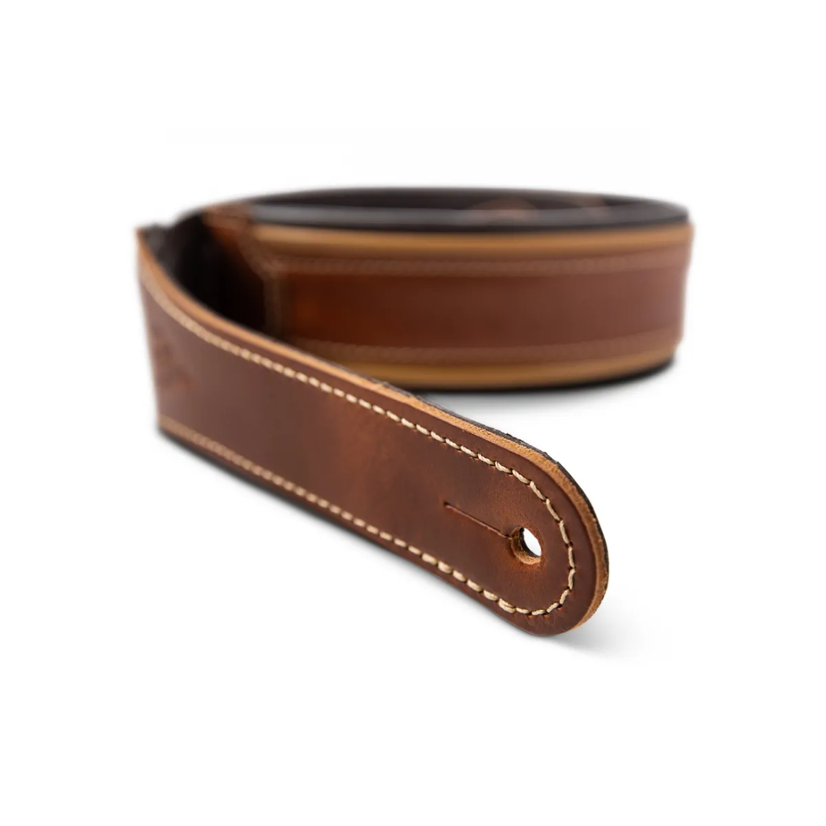 Taylor Guitars Taylor Century Med Brown Leather skórzany Pas do gitary - zdjecie 2