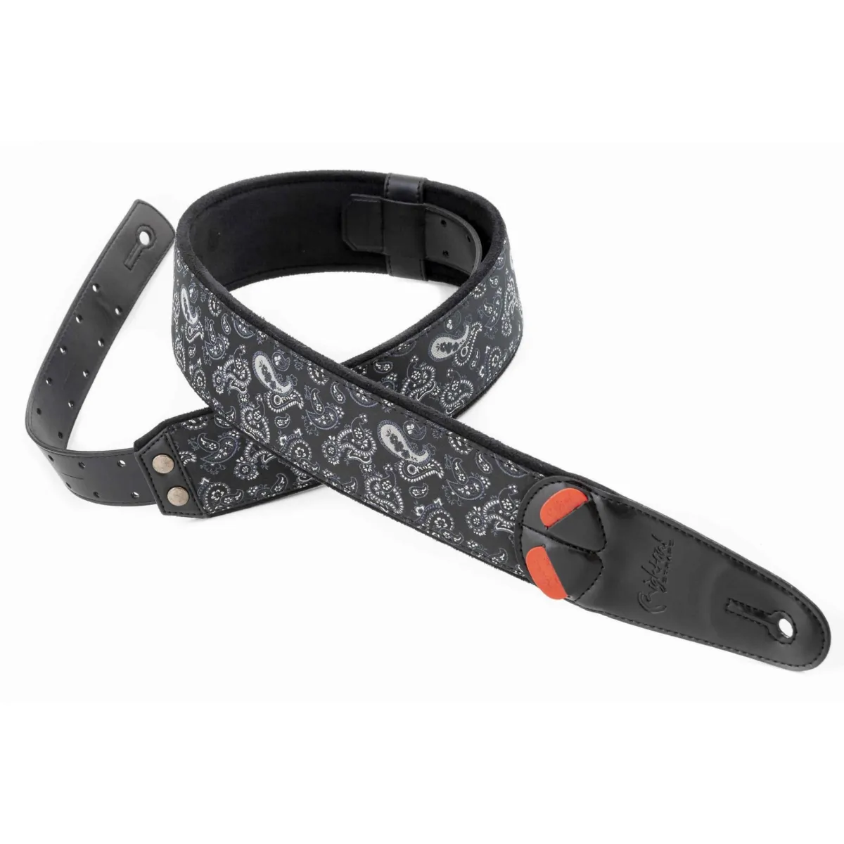 RightOn! Straps RightOn! Paisley Black pas do Gitary - zdjecie 2