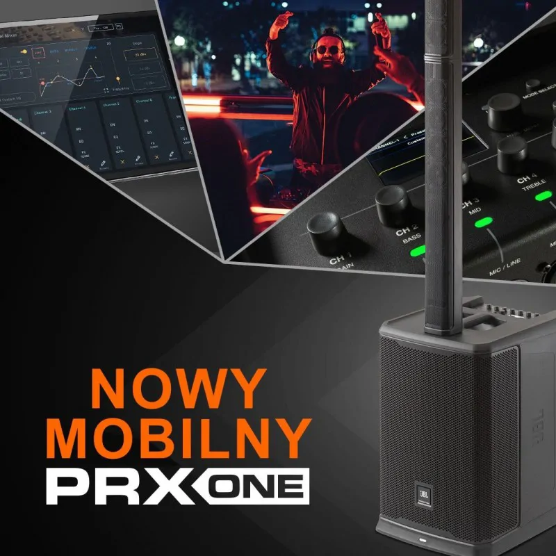 JBL JBL PRX ONE przenośny system kolumnowy z wbudowanym mikserem cyfrowym i DSP - zdjecie 9