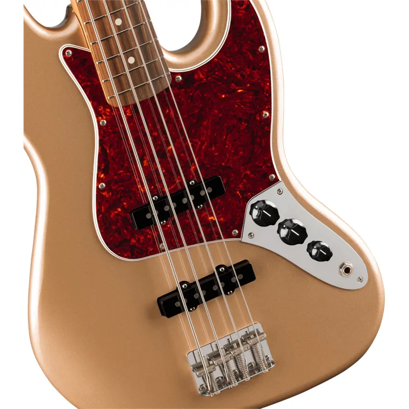 FENDER Fender Vintera '60s Jazz Bass Pau Ferro Fingerboard Firemist Gold - zdjecie 3