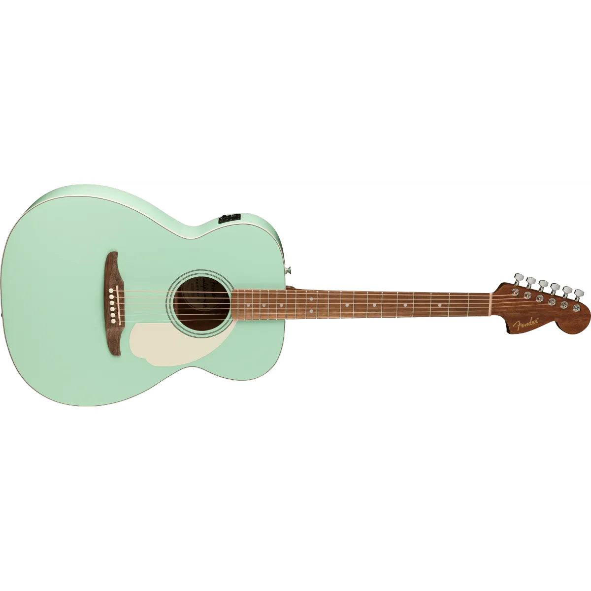 FENDER Fender California Standard Monterey E Spruce Top Ivory Pickguard Surf Green - zdjecie 3