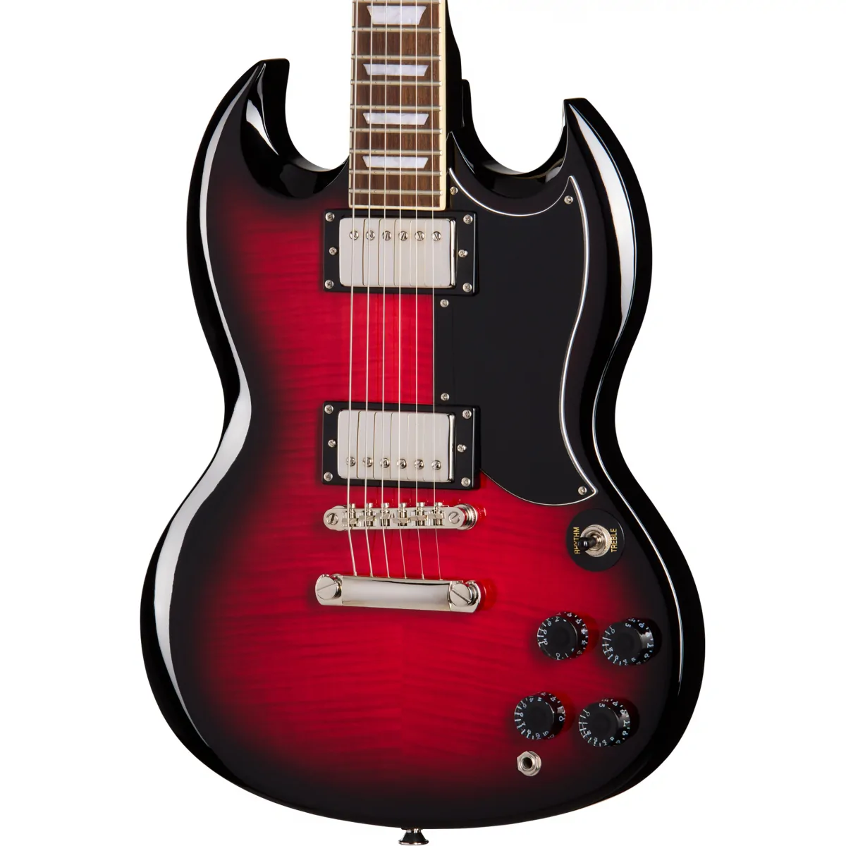 EPIPHONE Epiphone SG Tribute Plus Cherry Burst - zdjecie 8